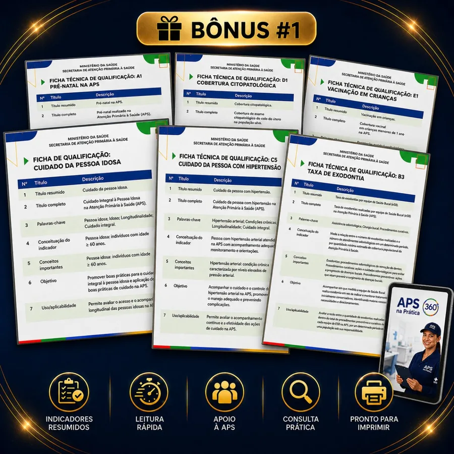 Checklists Resumidos|dos Indicadores