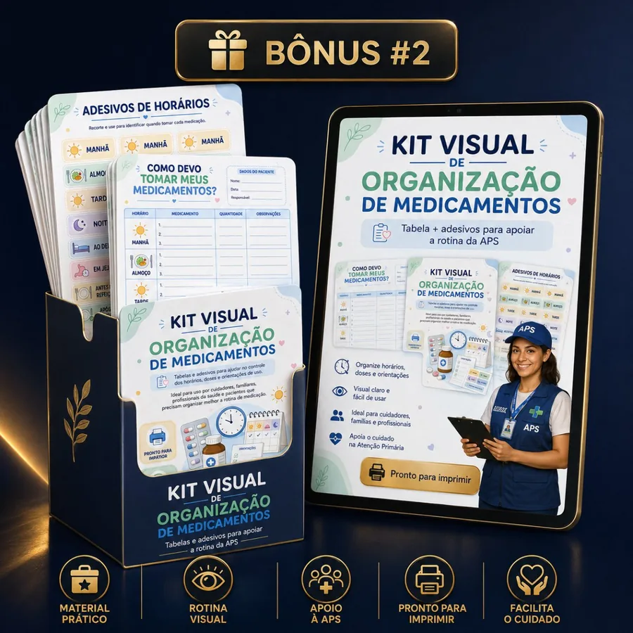 Kit Completo: Organização de Medicamentos